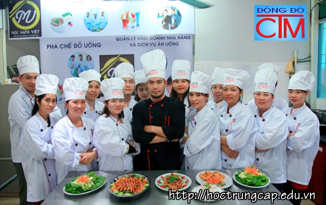 chương trình đào tạo trung cấp nấu ăn bồi dưỡng tay nghề trường trung cấp Đông Đô - Học Trung cấp