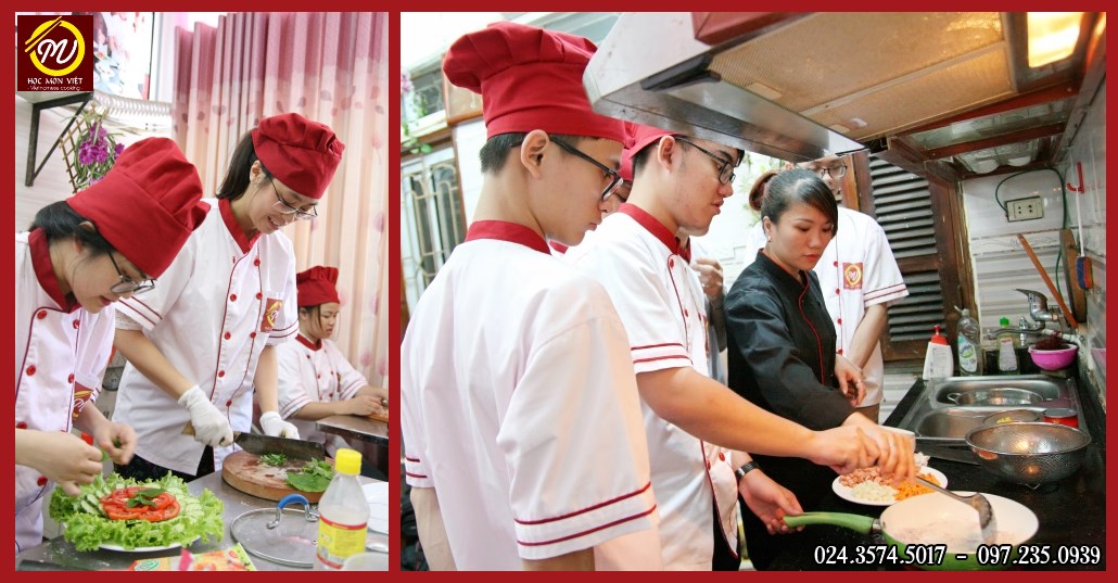 Lớp học nấu ăn gia đình buổi tối cho mọi đối tượng - Học Món Việt - Học Trung cấp