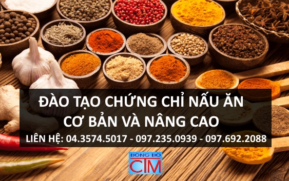 Đào tạo chứng chỉ nấu ăn cơ bản & nâng cao