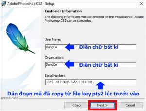 hướng dẫn cài đặt phần mềm Photoshop CS2 14 trường Trung cấp Công nghệ và Quản trị Đông Đô