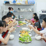 ảnh thực tế khóa học nấu ăn cho trẻ em 33 tại Học Món Việt